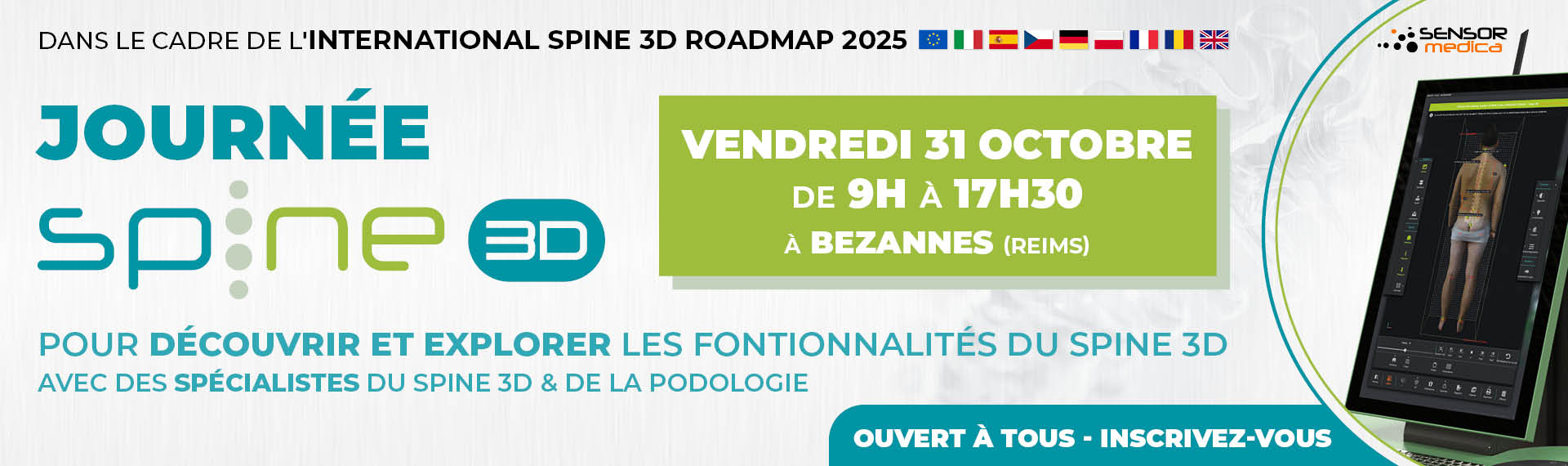 Journée Spine3D à Reims - Inscrivez-vous