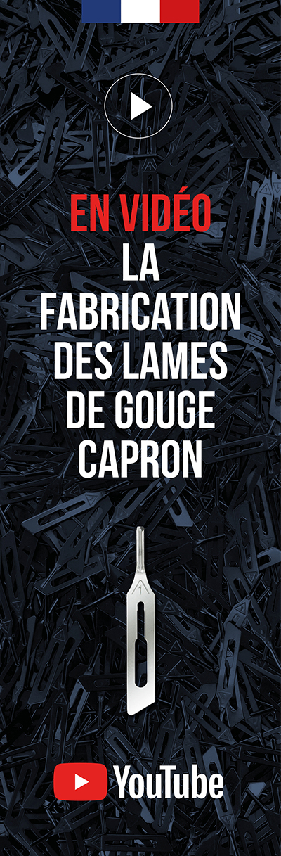 Vidéo Lames de gouge capron