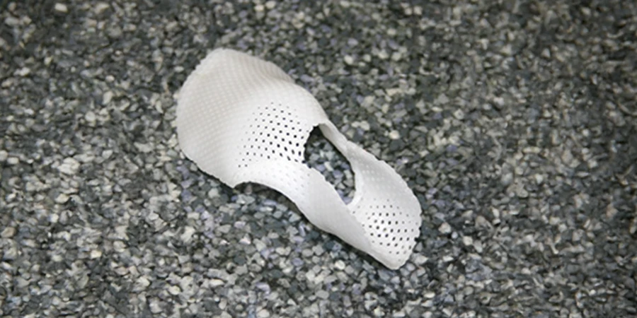 exemple d'une orthèse de rigiform perforé seule