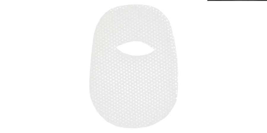 zoom de face d'une orthèse de rigiform perforé