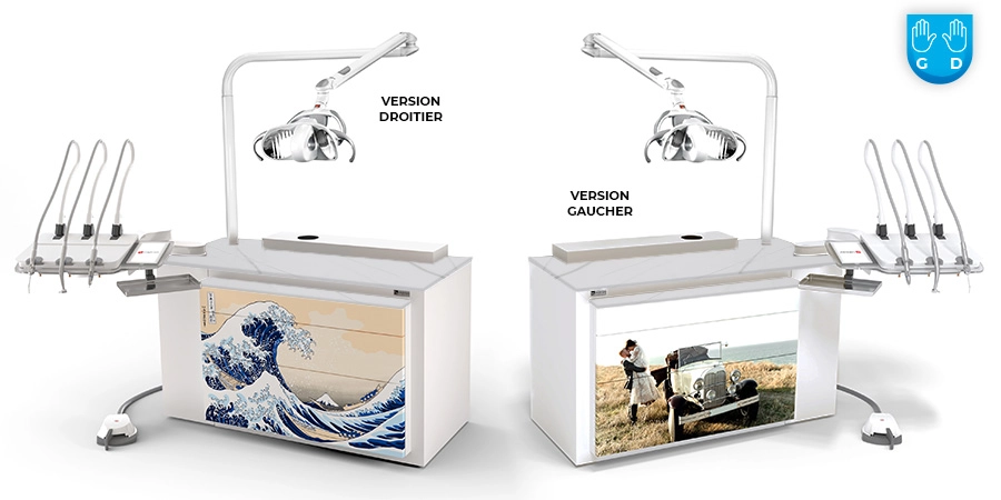 version droitier et gaucher de l'edition