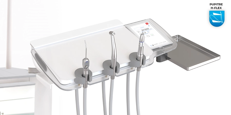 instruments et tablette sur l'edition