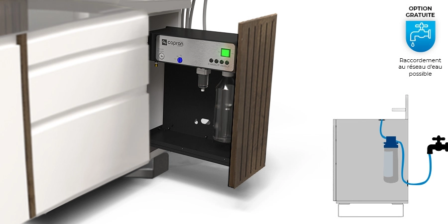 raccordement à l'eau du latti