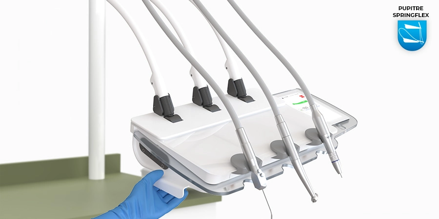 instruments sur l'unit de soins modulo