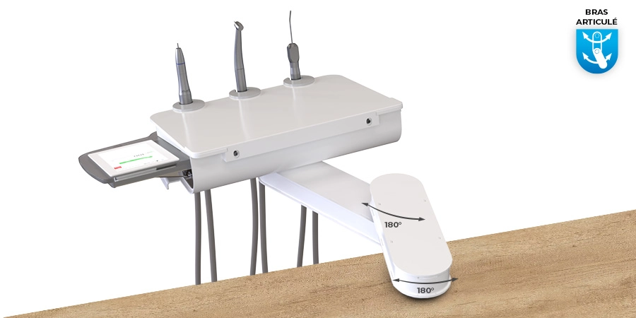 bras articulé du pixel