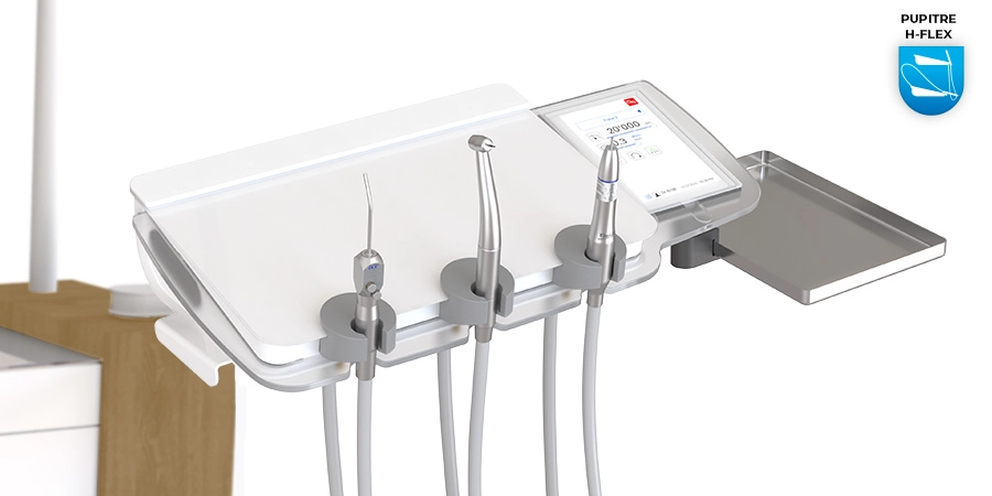 pupitre h-flex sur l'unité pixel