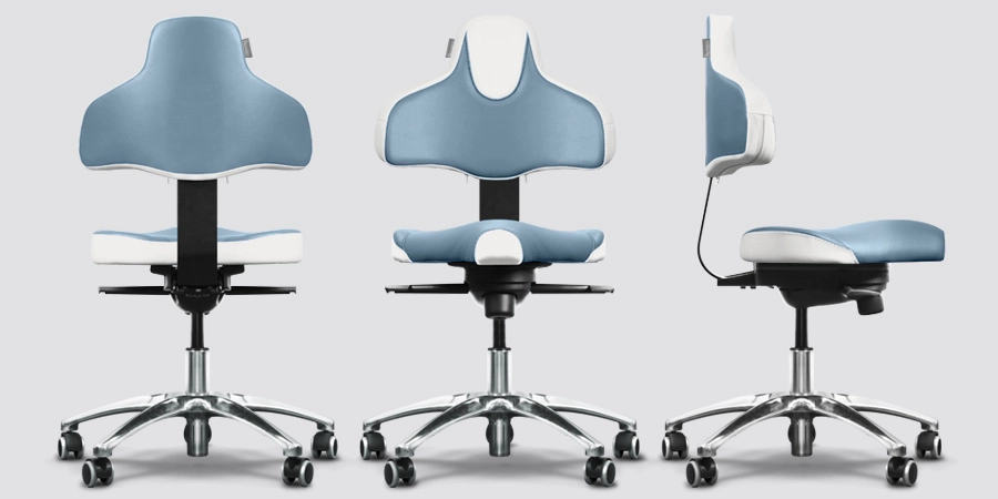 différentes vues du siège praticien manta