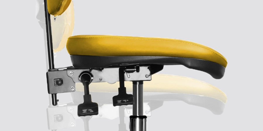 réglage de la hauteur de l'assise du st