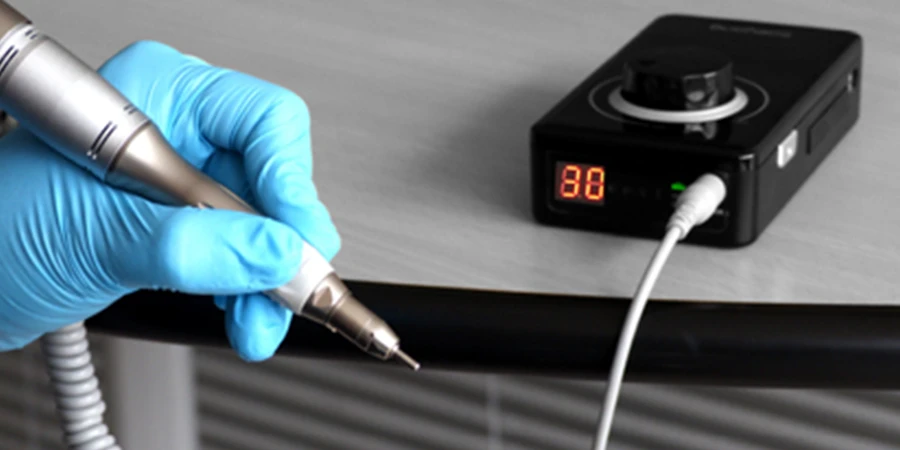 zoom sur la prise en main du micromoteur portable k38