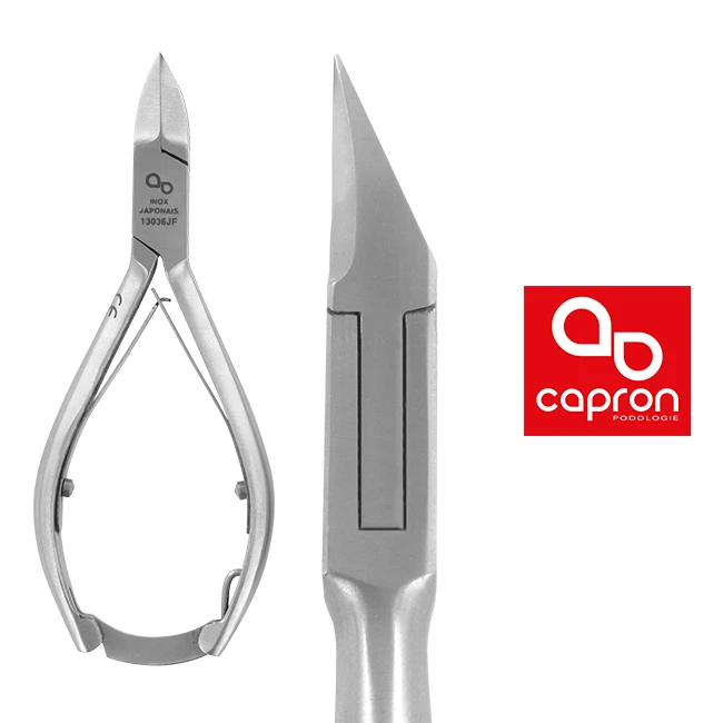 PINCE A ONGLES - ACIER JAPONAIS - BEC CONCAVE