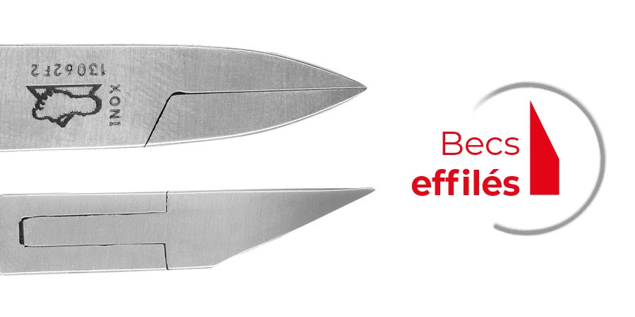 zoom sur la pince à ongles incarnés Capron