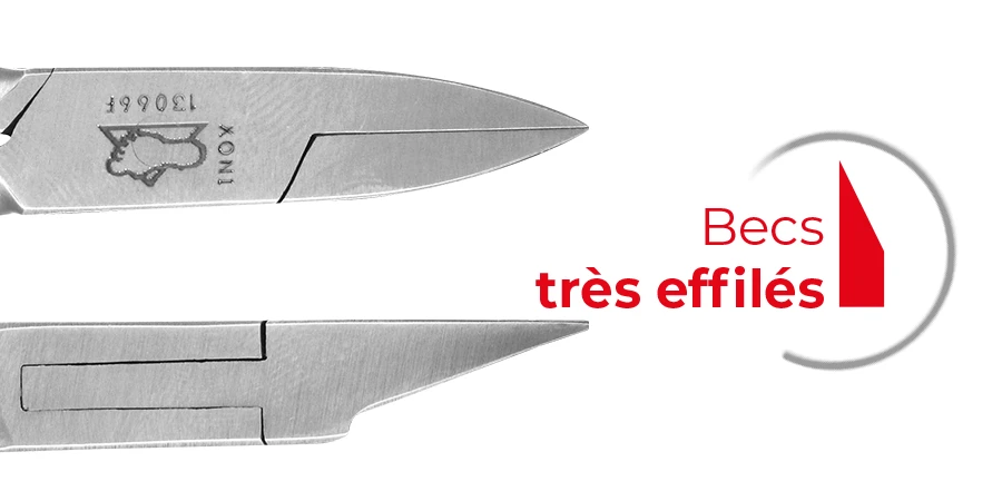 gros plan d'une pince à ongles bec plat et fermoir