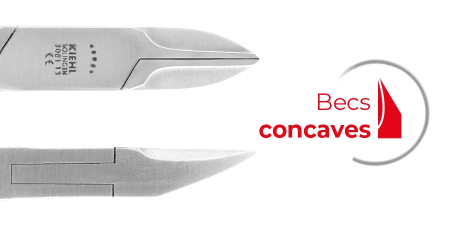 zoom sur pince à ongles incarnés bec droit Kiehl