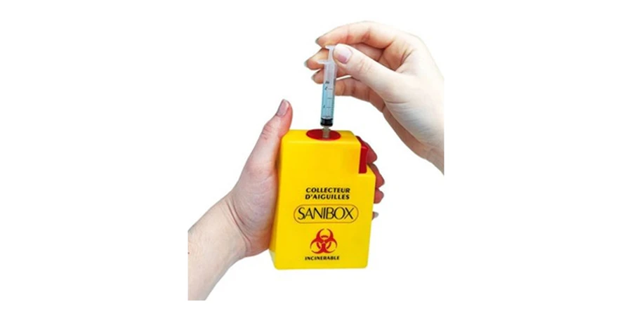 zoom sur une collecte d'aiguille