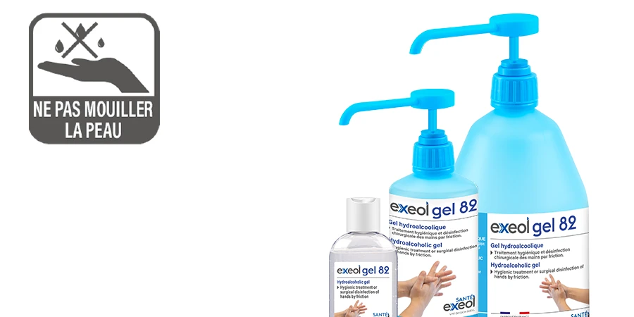 zoom sur la gamme d'Exeol Gel 82