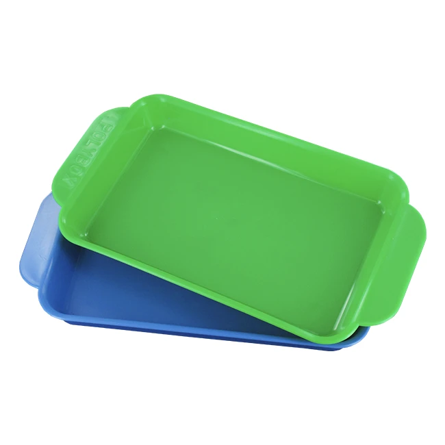 LOT DE 6 PLATEAUX EN POLYPROPYLENE