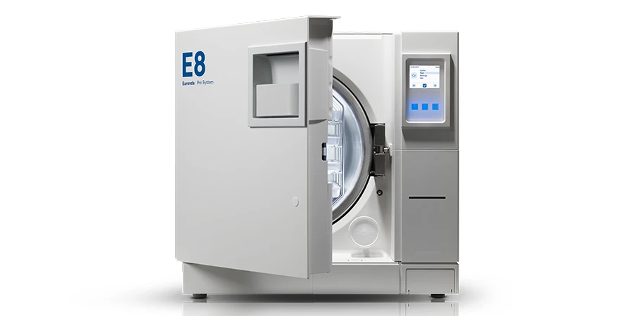 autoclave euronda e8 entrouvert