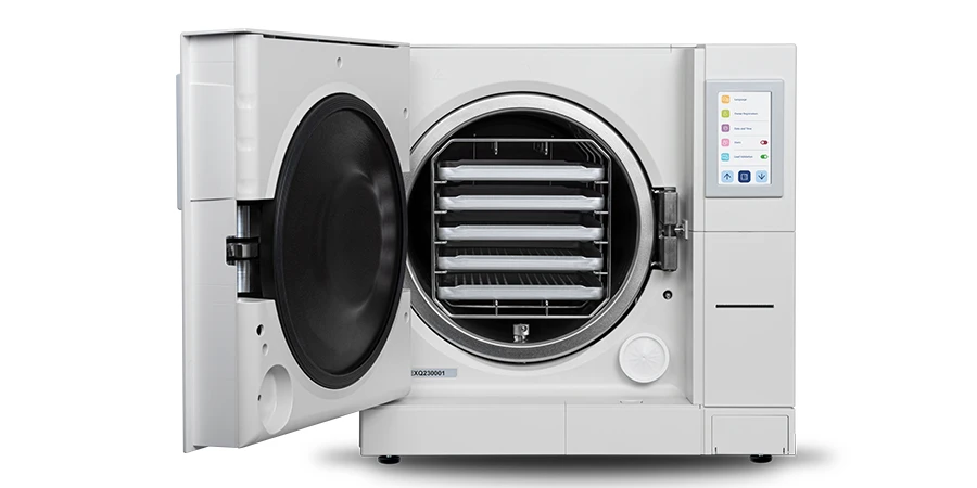 autoclave euronda e9 ouverte