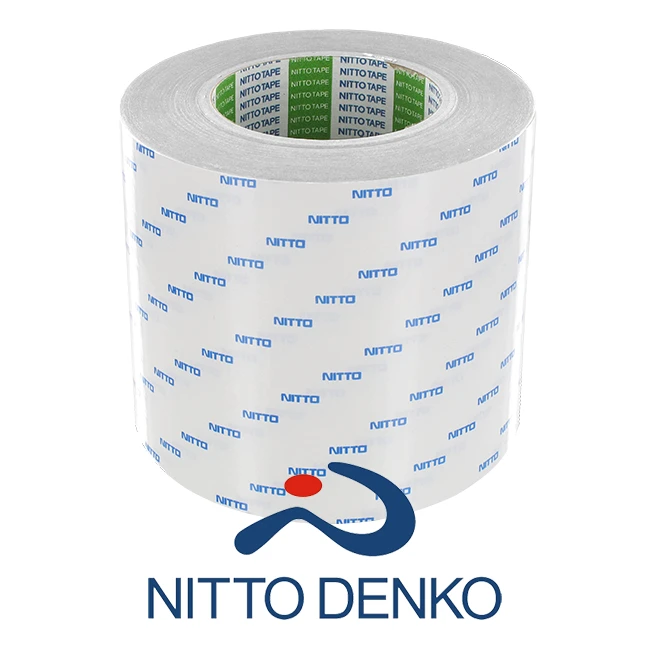 rouleau adhesif nitto double face avec trame