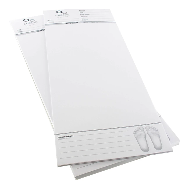 LOT 100 FEUILLES EMPREINTES 1 PIED