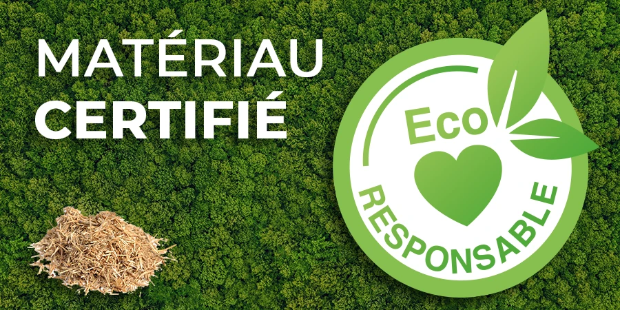 Novaflux Bois est un matériau certifié éco-responsable