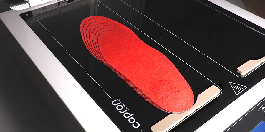 positionnement de semelles dans la vitropress