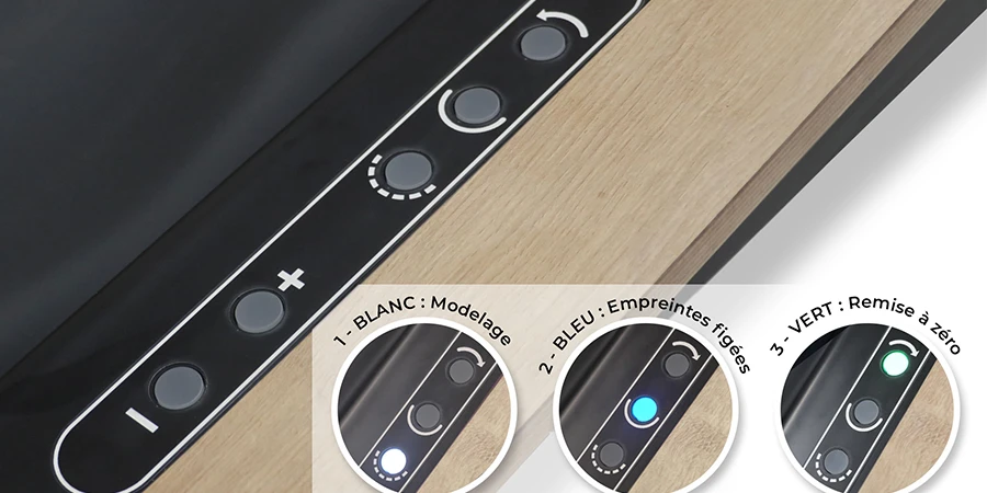 Bouton de commande Feet Print