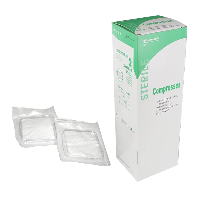 BOITE DE 100 SACHETS DE 2 COMPRESSES