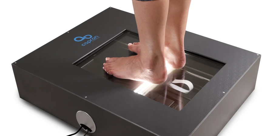 pieds nus sur le scanner visioplus