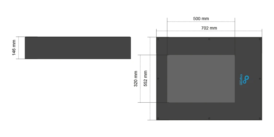 dimensions du visioplus