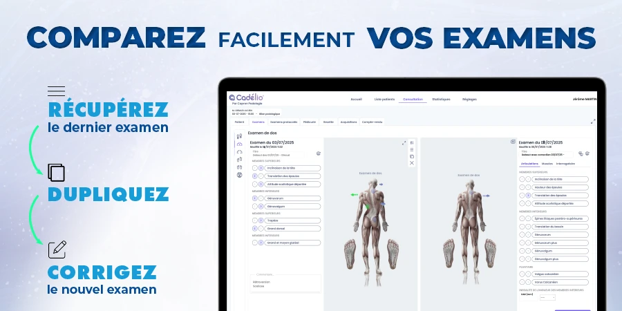 tutoriel cadélio sur les comparaisons des examens
