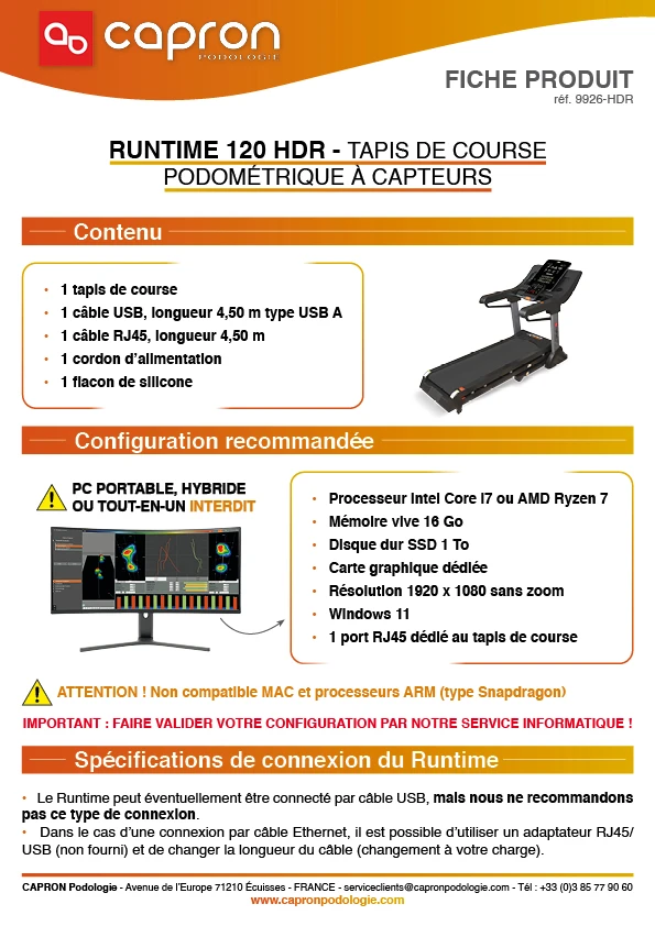 configuration recommandée runtime