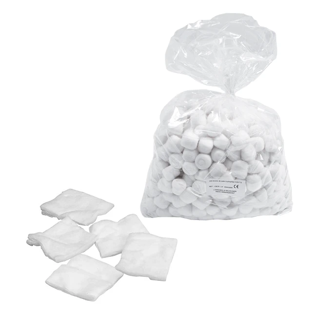 CARRES ET BOULE DE COTON