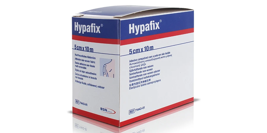 boîte présentant les bandes adhésives de 5cm x 10m