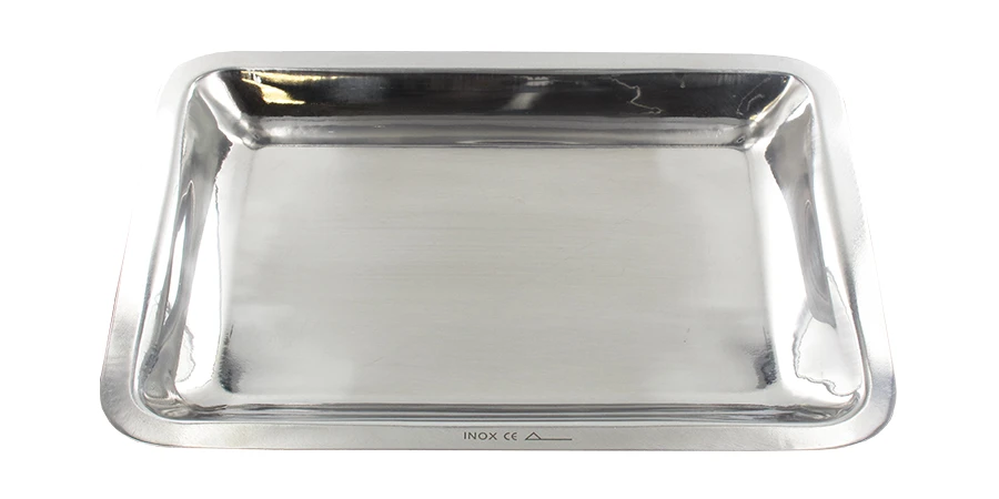 grand plateau inox autoclavable 15 x 20 cm