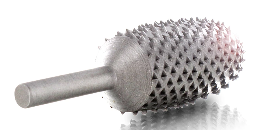 zoom sur une râpe forme ogive