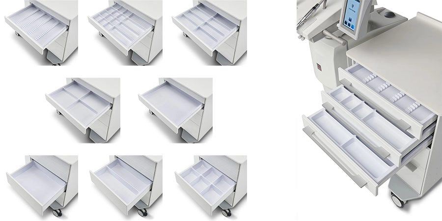 tiroirs dans l'unit lunar