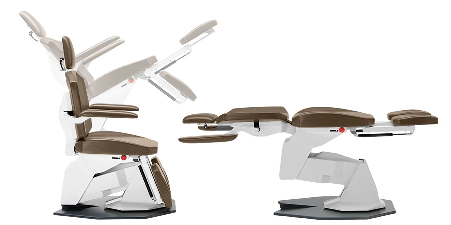 positions du fauteuil proxima