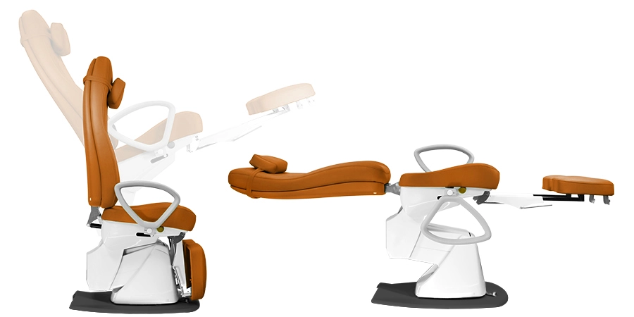 différents positions du fauteuil zephir
